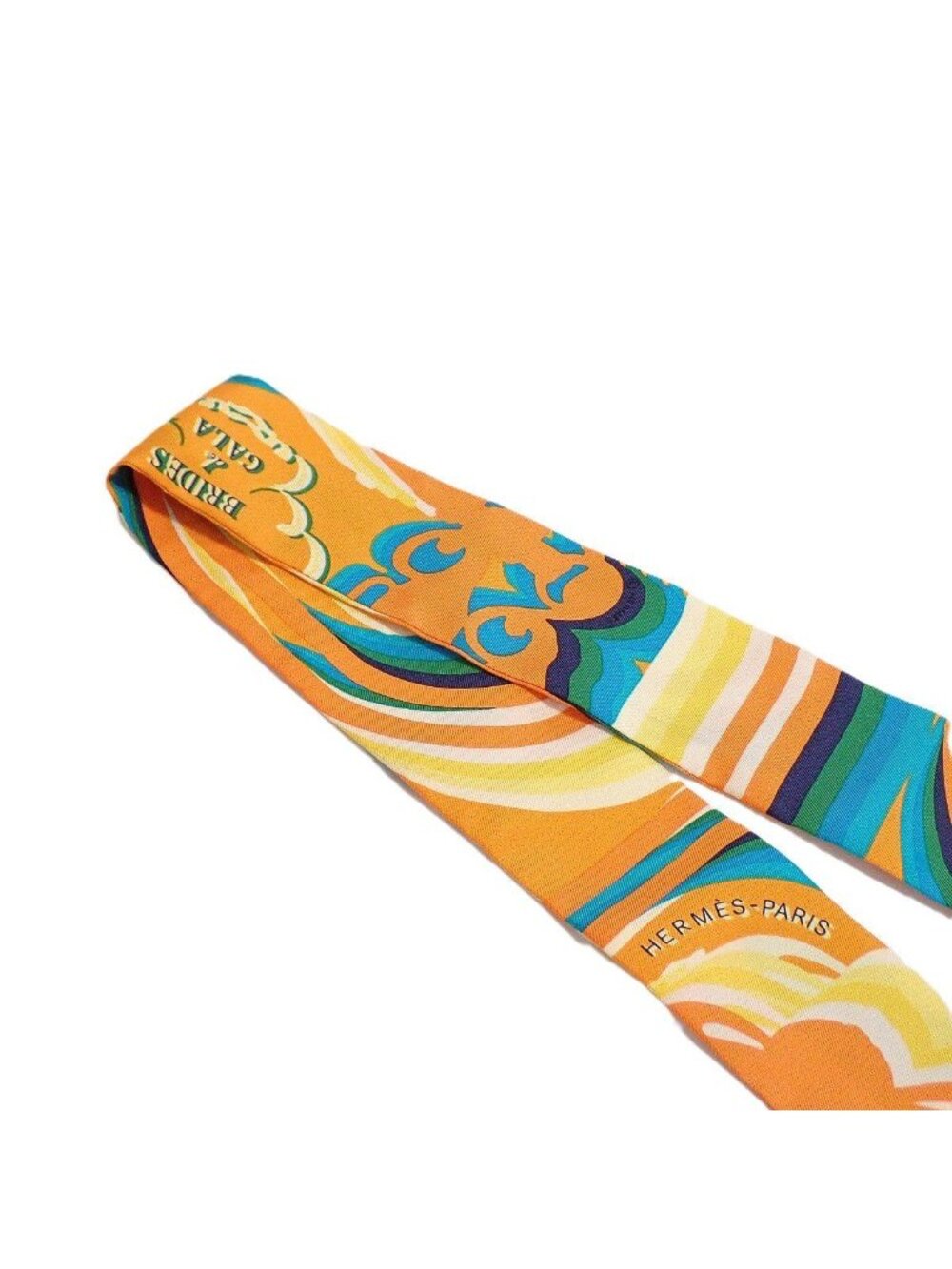 Hermes Scarf Orange - Picture 3 of 10